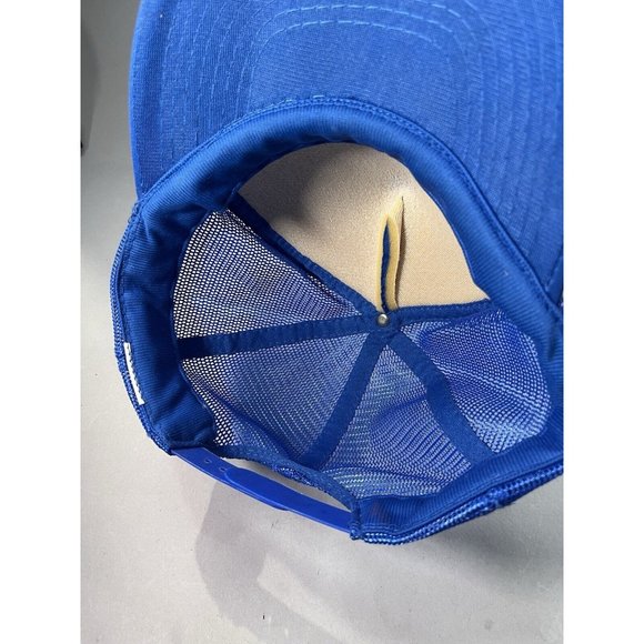 Vintage Snapback Mesh Foam Trucker Hat Crisco NASCAR Racing Advertising NOS 80's - Picture 7 of 8